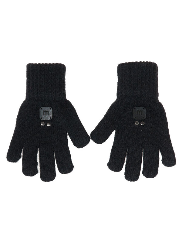 Перчатки для мальчика Милош, Миалт черный, весна-осень - Перчатки