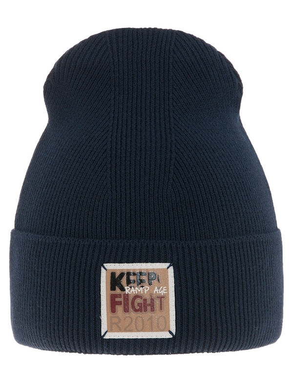 Шапка Stream, Миалт темно-синий, весна-осень - Для девочек весна-осень