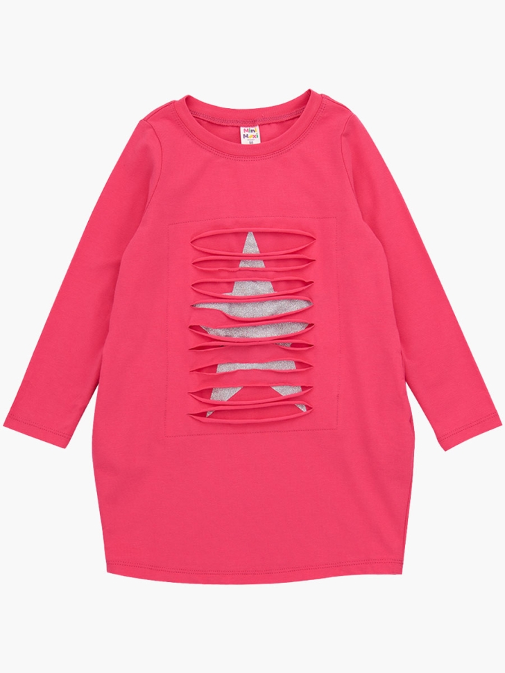 Платье для девочек Mini Maxi, модель 4984, цвет малиновый - Платья для девочек с длинным рукавом