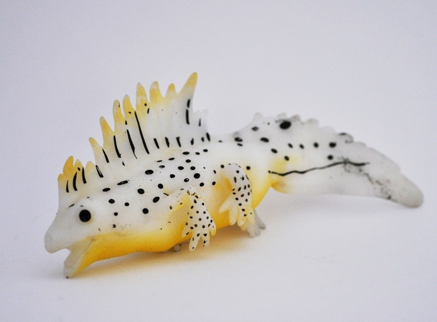 Тигровый тритон (светится в темноте) - Саламандры и Тритоны