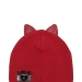 Шапка для девочки Пантера, Миалт красный, весна-осень
