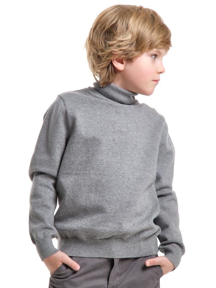 Водолазка для мальчиков Mini Maxi, модель 3312240, цвет серый - Водолазки для мальчиков