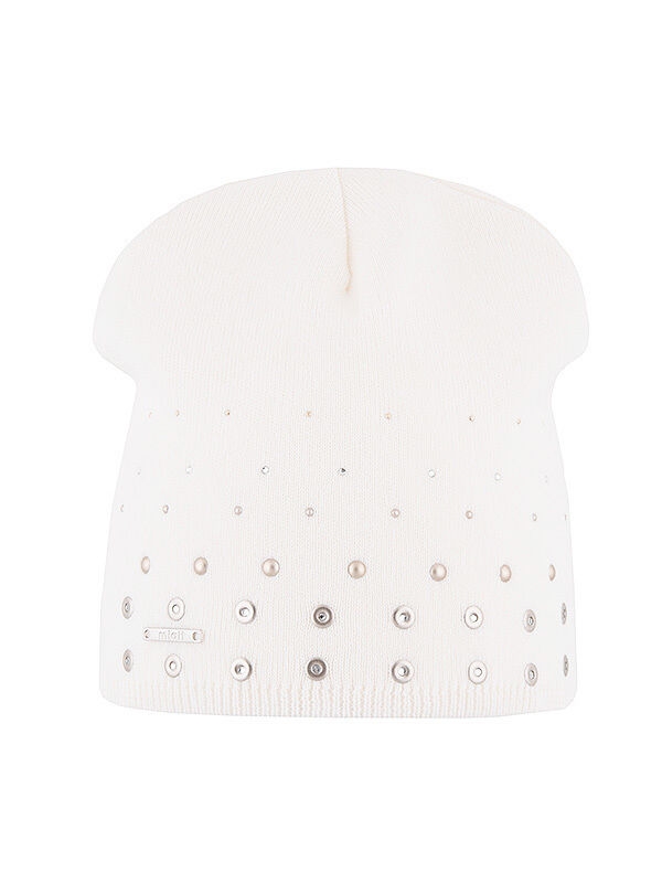 Шапка для девочки Валенсия, Миалт белый, весна-осень - Для девочек весна-осень