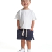 Шорты для мальчиков Mini Maxi, модель 8094, цвет синий/тофу/шеврон