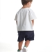 Шорты для мальчиков Mini Maxi, модель 8094, цвет синий/тофу/шеврон