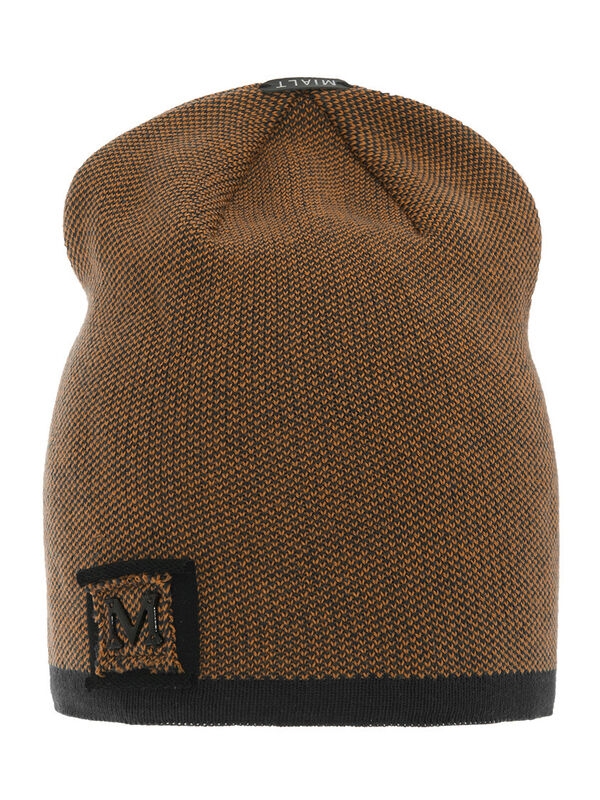 Шапка для мальчика Мэрфи, Миалт черный/оранжевый, весна-осень - Шапки весна-осень