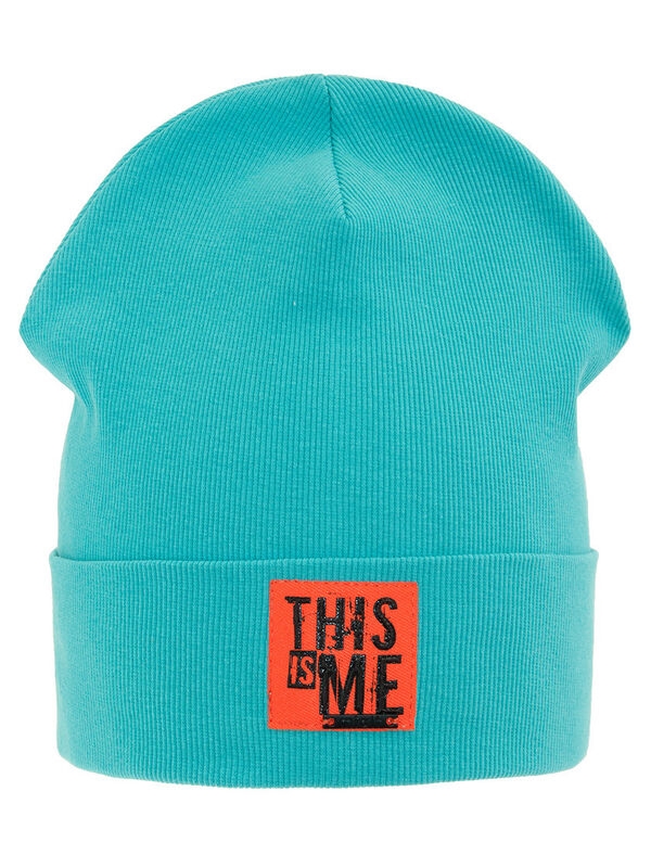 Шапка Магнит, Миалт бирюзовый, весна-осень - Для девочек весна-осень