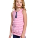 Майка для девочек Mini Maxi, модель 0323, цвет розовый/мультиколор