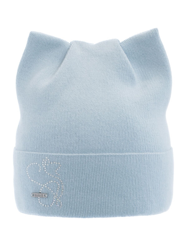 Шапка для девочки Ширли, Миалт светло-джинсовый, весна-осень - Для девочек весна-осень
