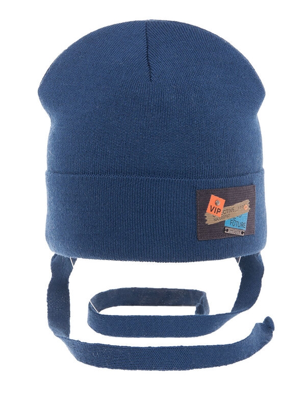 Шапка для мальчика Снэйк, Миалт темно-джинсовый, зима - Шапки осень-зима
