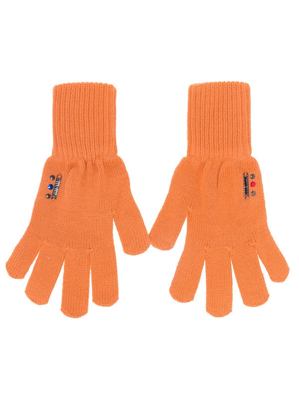Перчатки для мальчика Корсар, Миалт оранжевый, весна-осень - Перчатки