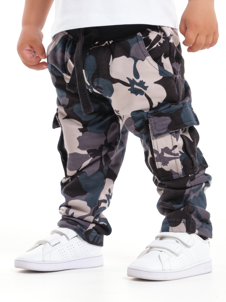 Брюки для девочек Mini Maxi, модель 2098, цвет мультиколор - Штаны трикотажные