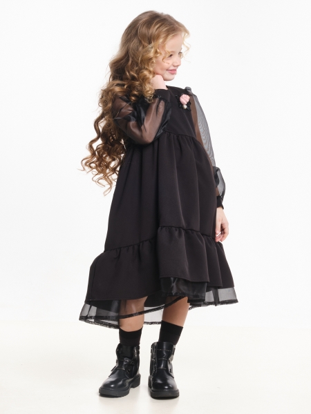 Платье для девочек Mini Maxi, модель 6967, цвет черный/розовый - Платья праздничные / нарядные