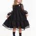 Платье для девочек Mini Maxi, модель 6967, цвет черный/розовый