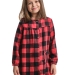 Платье для девочек Mini Maxi, модель 8069, цвет красный/клетка