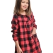 Платье для девочек Mini Maxi, модель 8069, цвет красный/клетка