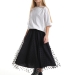 Юбка для девочек Mini Maxi, модель 7608, цвет черный/мультиколор