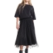 Юбка для девочек Mini Maxi, модель 7608, цвет черный/мультиколор