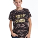 Футболка для мальчиков Mini Maxi, модель 5005, цвет камуфляж
