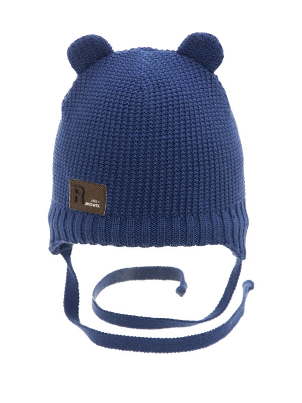 Шапка для мальчика Трепет, Миалт темно-джинсовый, весна-осень - Шапки весна-осень