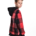 Куртка для мальчиков Mini Maxi, модель 7989, цвет красный/черный/клетка