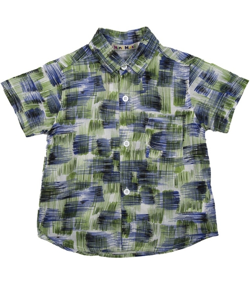 Рубашка для мальчиков Mini Maxi, модель 3641 - Рубашки с коротким рукавом