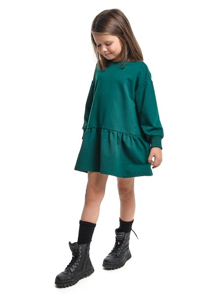 Платье для девочек Mini Maxi, модель 8068, цвет зеленый - Платья для девочек с длинным рукавом