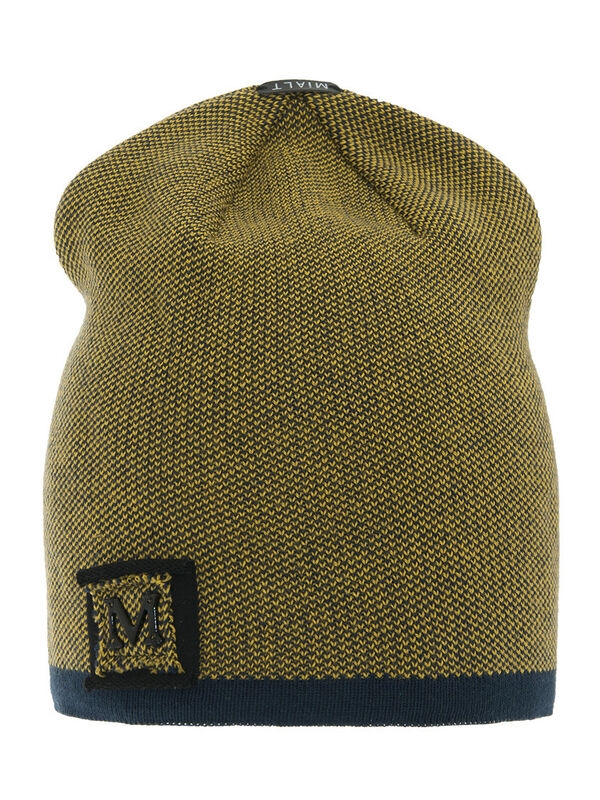 Шапка для мальчика Мэрфи, Миалт темно-синий/горчичный, весна-осень - Шапки весна-осень