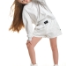 Свитшот для девочек Mini Maxi, модель 7664, цвет серый/меланж