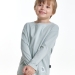 Лонгслив для мальчиков Mini Maxi, модель 6007, цвет серый/голубой