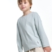 Лонгслив для мальчиков Mini Maxi, модель 6007, цвет серый/голубой
