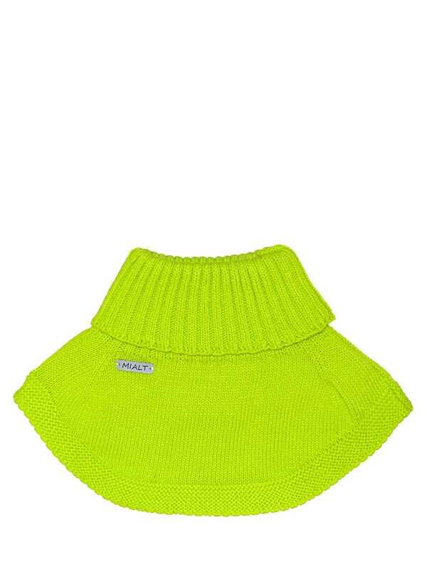 Сиропчик шарф-снуд, Mialt лимон/неон, весна-осень - Манишки детские