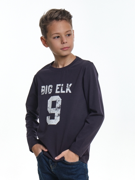 Лонгслив для мальчиков Mini Maxi, модель 0987, цвет антрацит - Лонгсливы / футболки - дл. рукав