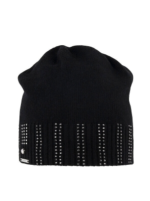 Шапка для девочки Шарлотта, Миалт черный, весна-осень