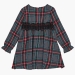 Платье для девочек Mini Maxi, модель 6830, цвет серый/зеленый/клетка