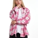 Рубашка для девочек Mini Maxi, модель 7990, цвет малиновый/клетка
