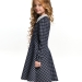 Платье для девочек Mini Maxi, модель 7331, цвет синий/белый/клетка