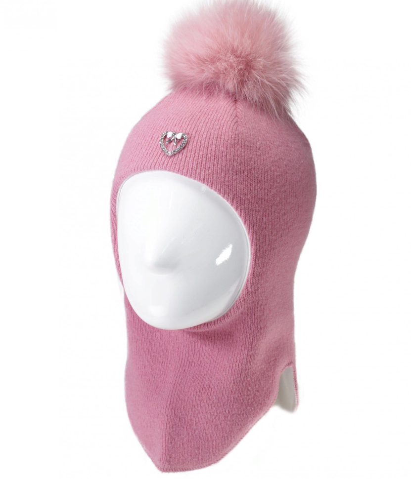 Шапка-шлем Лилика т.розовый - Шапки-шлемы зима-осень