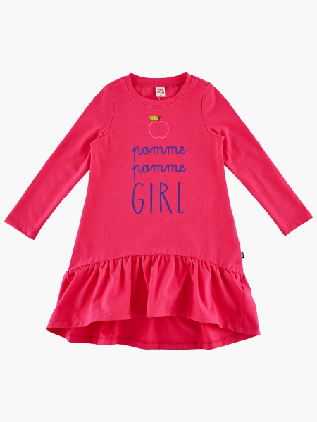 Платье для девочек Mini Maxi, модель 6711, цвет малиновый - Платья для девочек с длинным рукавом
