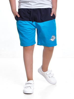 Шорты для мальчиков Mini Maxi, модель 4675, цвет темно-синий/бирюзовый