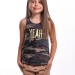 Майка-борцовка для девочек Mini Maxi, модель 1795, цвет камуфляж