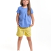 Комплект для девочек Mini Maxi, модель 6920, цвет синий/голубой