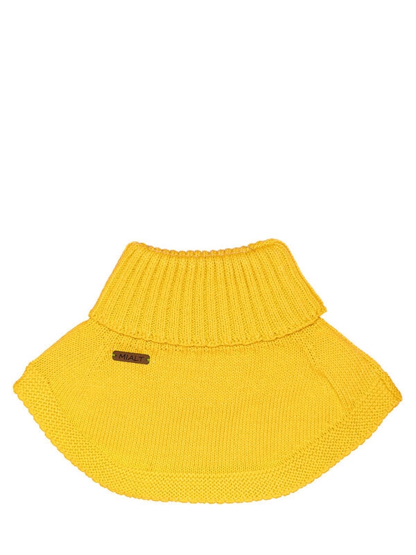 Сиропчик шарф-снуд, Mialt светло-горчичный, весна-осень - Манишки детские