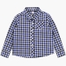 Рубашка для мальчиков Mini Maxi, модель 3395, цвет синий/клетка