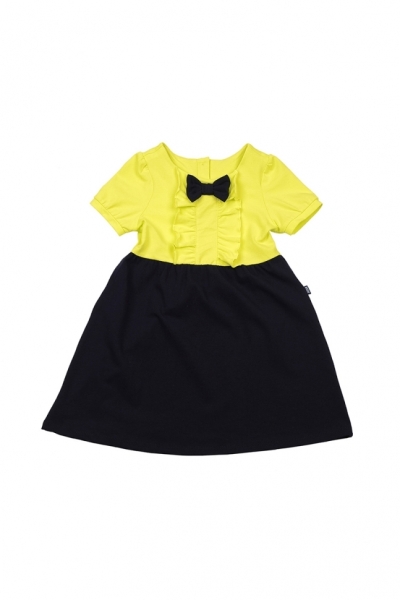 Платье для девочек Mini Maxi, модель 2632, цвет неон - Платья для девочек с коротким рукавом