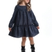 Платье для девочек Mini Maxi, модель 7871, цвет синий/клетка