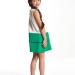 Платье для девочек Mini Maxi, модель 2963, цвет белый/зеленый
