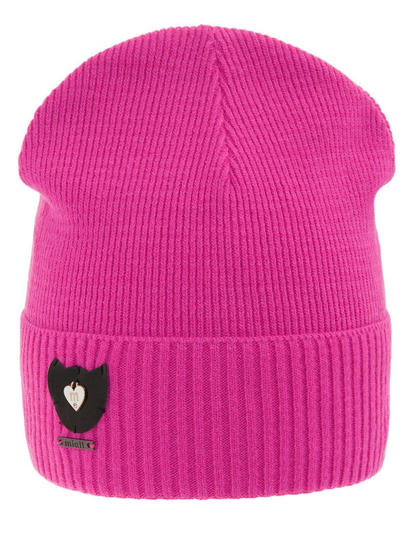 Шапка для девочки Багира, Миалт фуксия - Для девочек весна-осень