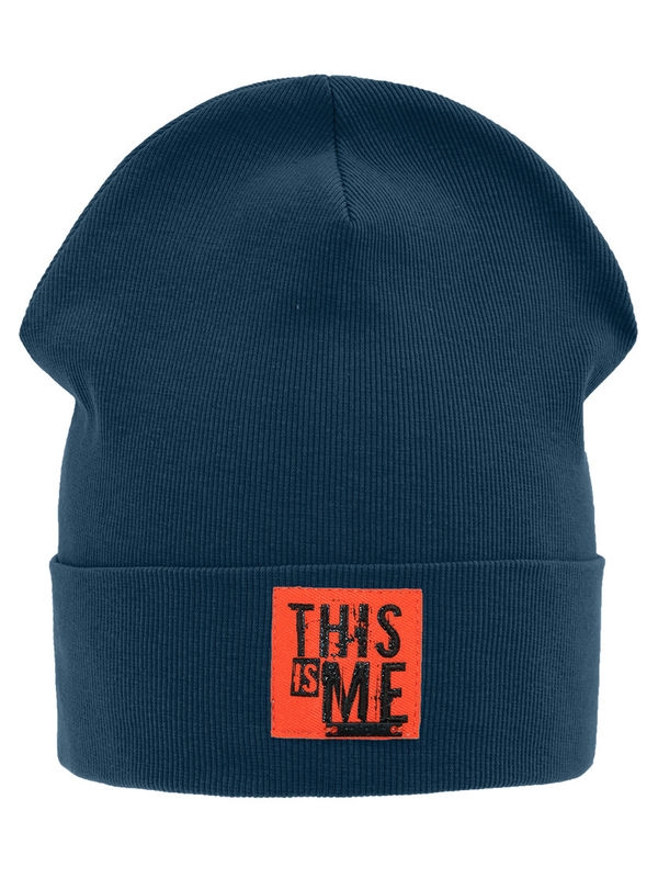 Шапка Магнит, Миалт темно-синий - Для девочек весна-осень