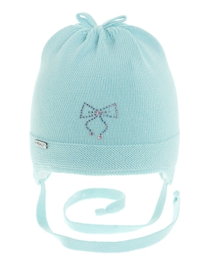 Шапка для девочки Ася, Миалт светло-мятный, весна-осень
